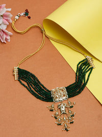 Thumbnail for Stone Kundan Choker - Ruby Raang - Distacart