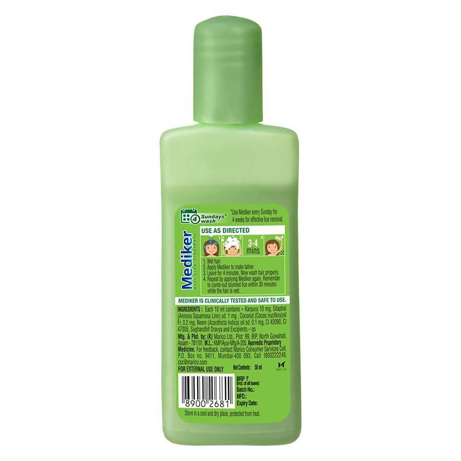 Mediker Lice Treatment Shampoo - Distacart