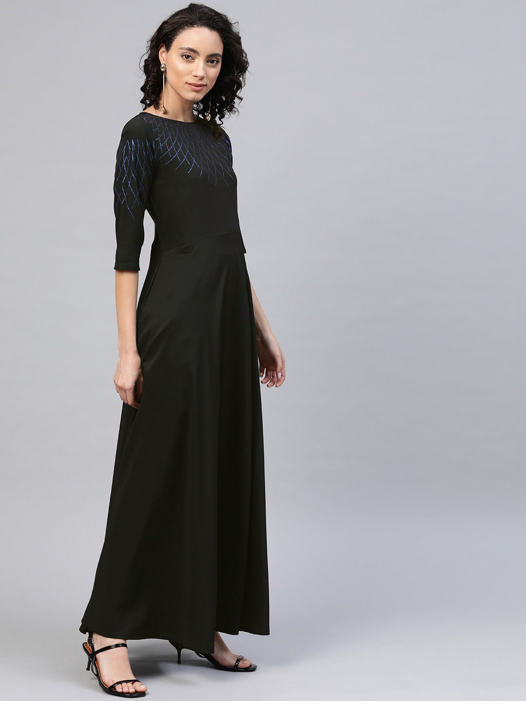 Black - Wedding - Indo Western Dresses: Buy Latest Indo Western Clothing  Online | Utsav Fashion