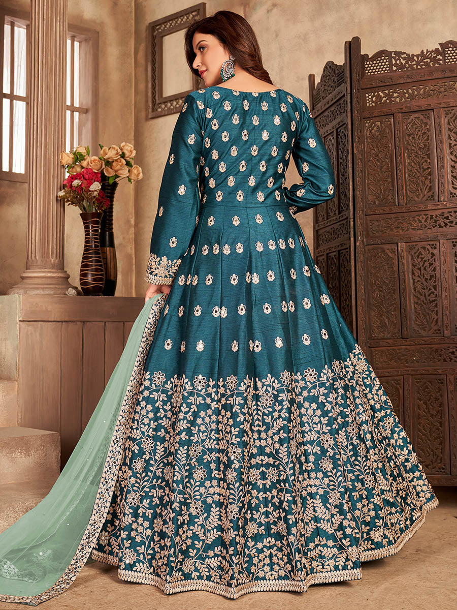 Pant style anarkali on sale suits