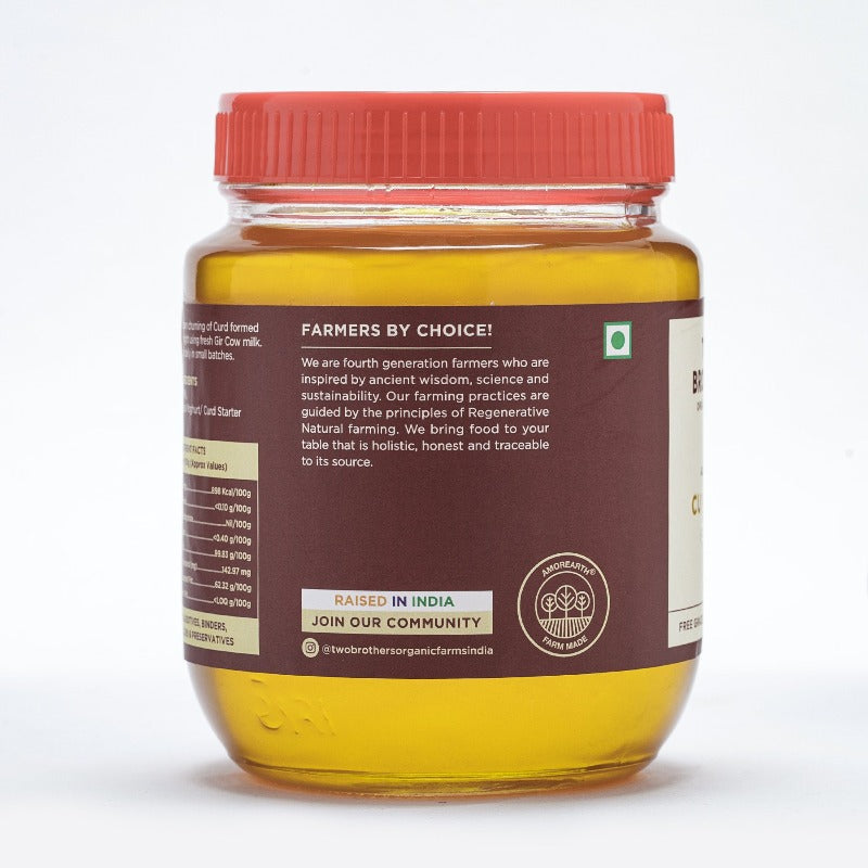 Amorearth Desi Cow Cultured Ghee 1000 ml