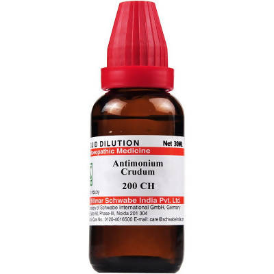 Dr. Willmar Schwabe India Antimonium Crudum Dilution - Distacart