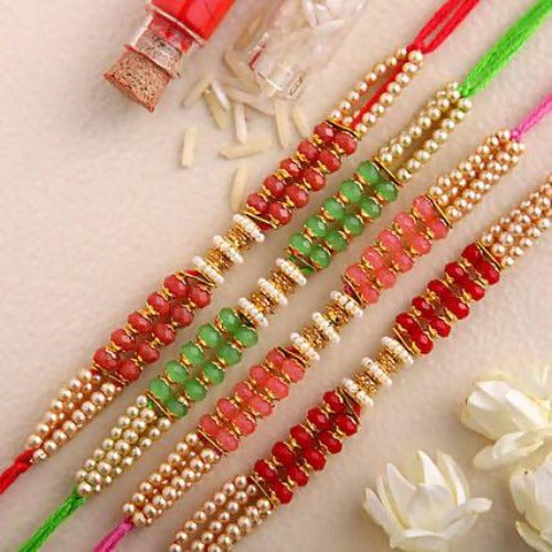 Set of 4 Pretty Rakhi