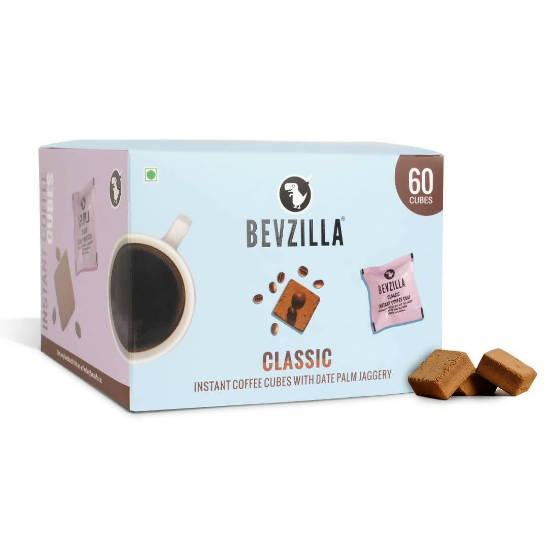 Bevzilla Instant Coffee Cubes Pack with Organic Date Palm Jaggery - Classic - Distacart