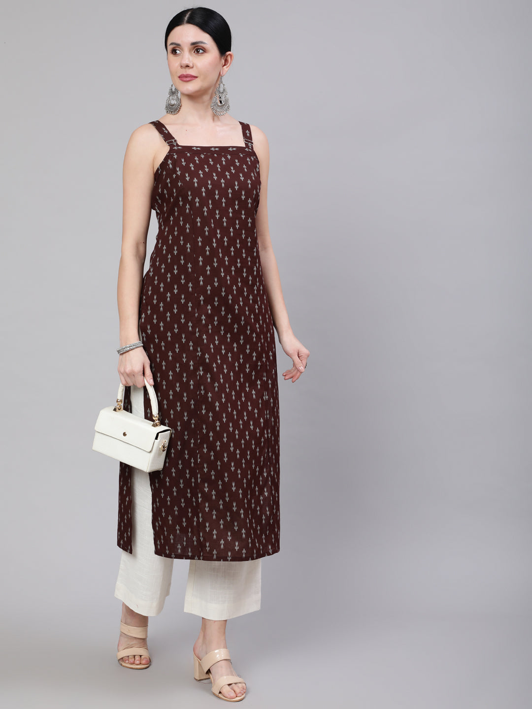 Shoulder strap kurtis online sale