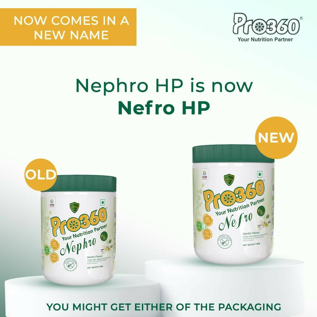 Pro360 Nefro (fka Nephro) HP - Dialysis Care Nutritional Supplement Powder - Distacart