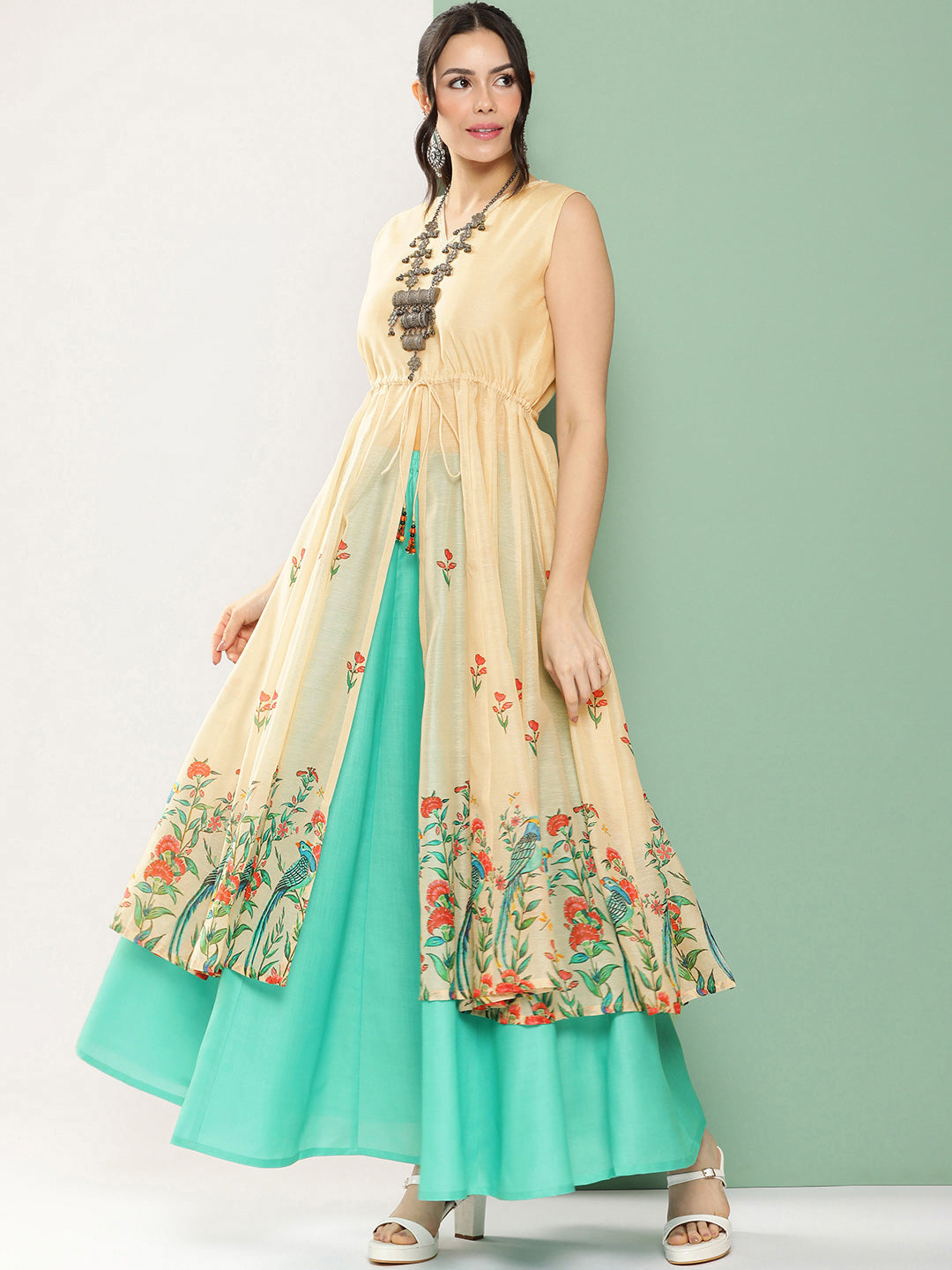 Shop Kurta With Skirt Lehenga for Women Online from India's Luxury  Designers 2023