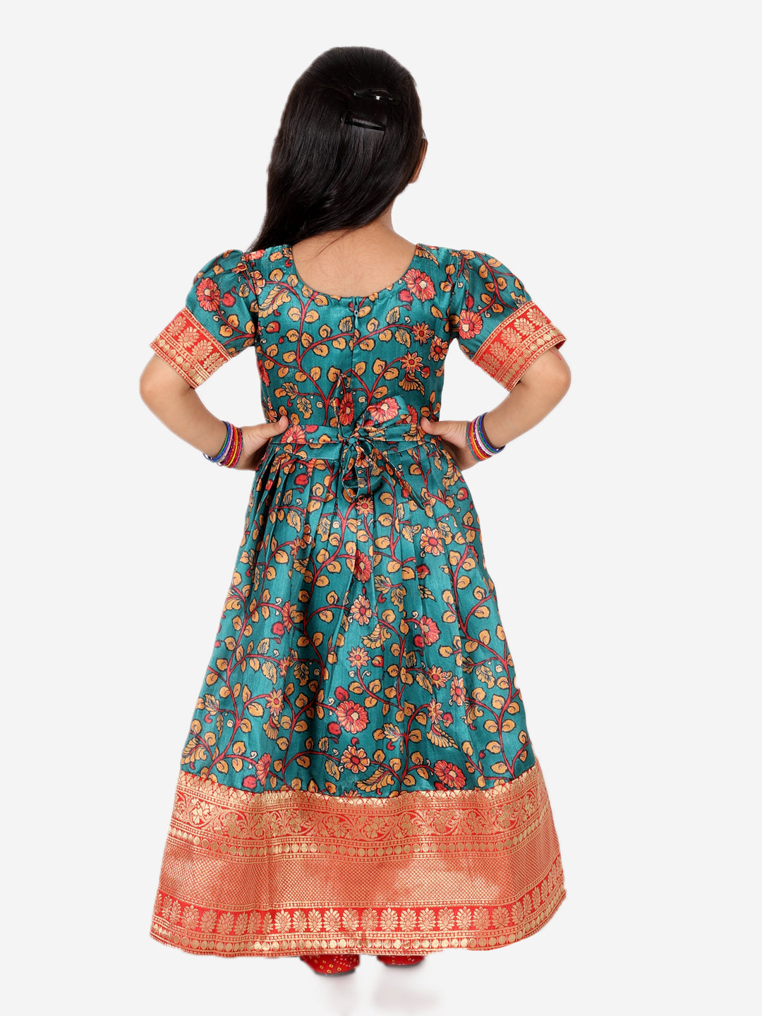 Buy Shivangi Clothing Girls Kalamkari Frock (1-2 years) Online at Best  Prices in India - JioMart.