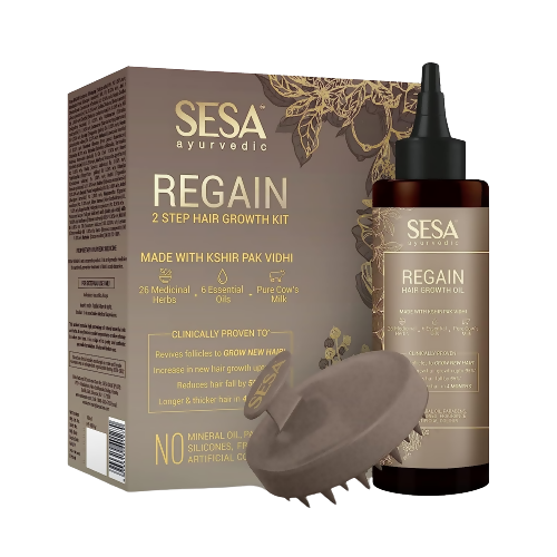 Sesa Ayurvedic Regain 2 Step Hair Growth Kit - Distacart