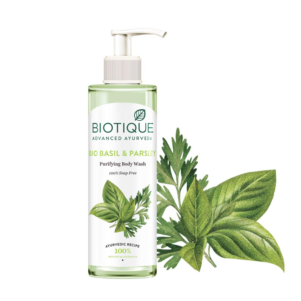 Buy Biotique Bio Basil Parsley Revitalizing Body Wash Online at