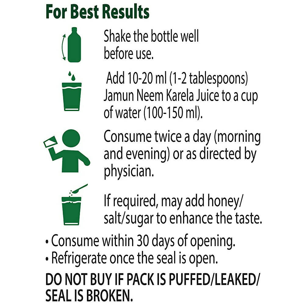 Dabur Jamun Neem Karela Juice - Distacart