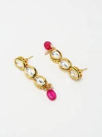 Thumbnail for Kundan Choker With Earrings - Ruby Raang - Distacart