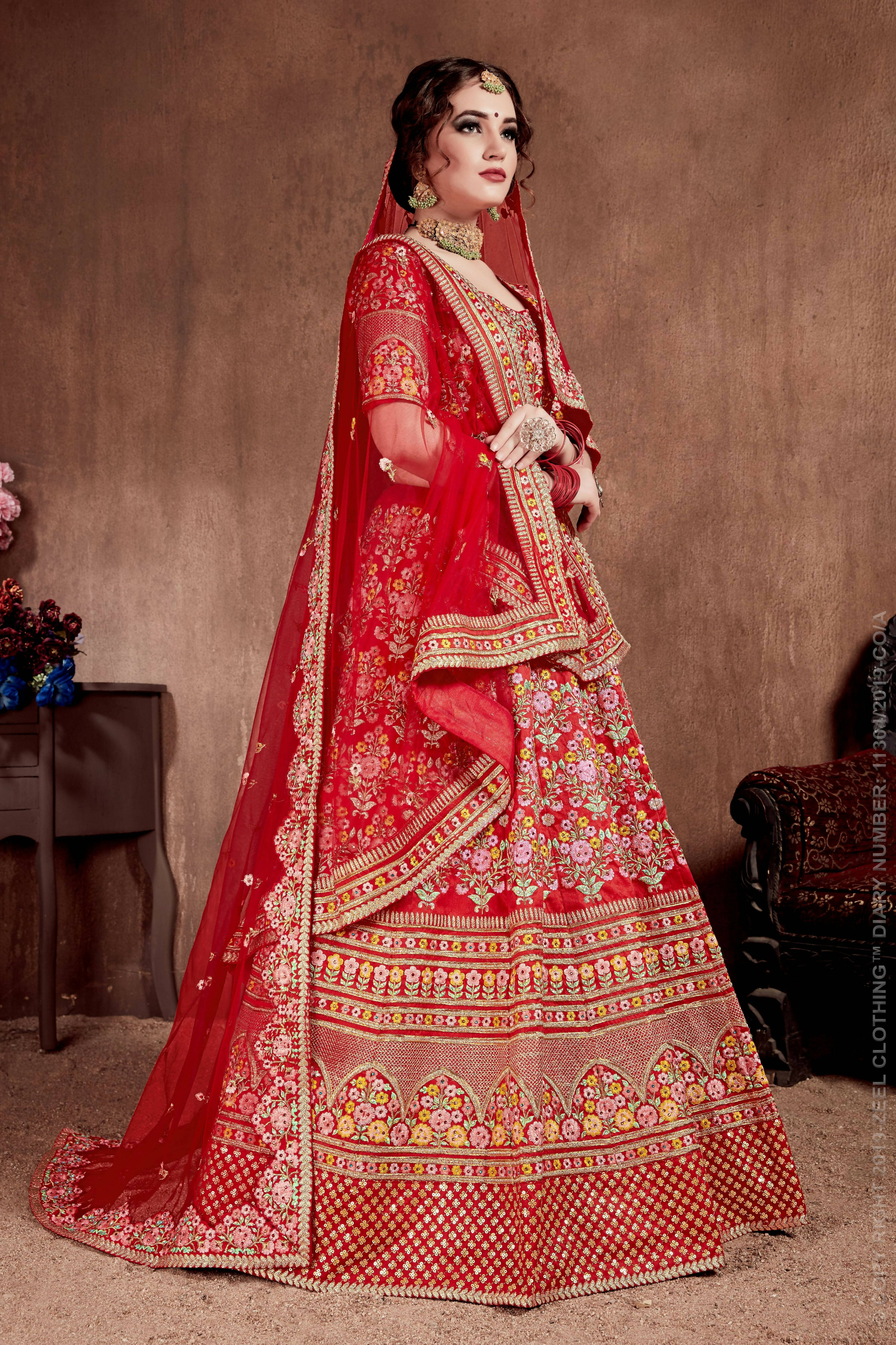 Silk Lehenga in Surat at best price by Astha Bridal Nx - Justdial