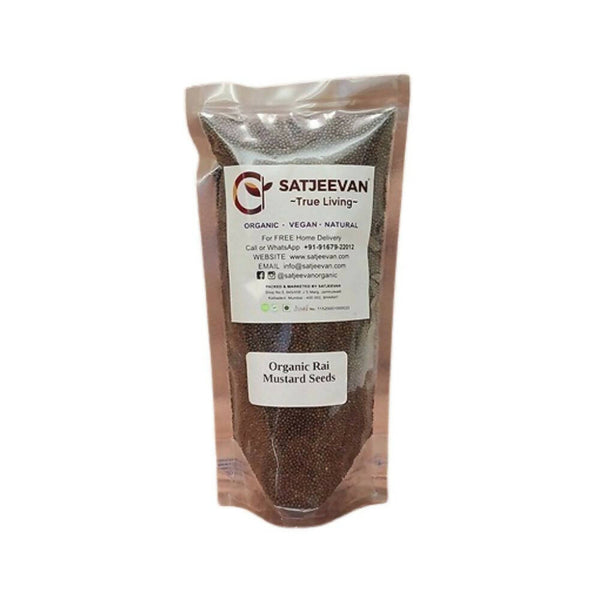 Satjeevan Organic Rai Mustard Seeds - Distacart