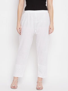 White palazzo pants outlet flipkart