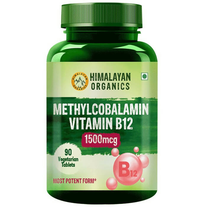 Himalayan Organics Methyl Cobalamin Vitamin B12 Tablets - Distacart