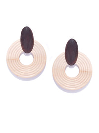 Thumbnail for Priyaasi Women Trendy Western Wodden Dangler And Drop Earrings For Girls - Distacart