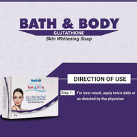 Thumbnail for Healthvit Bath And Body Glutathione Skin Lightening Soap - Distacart