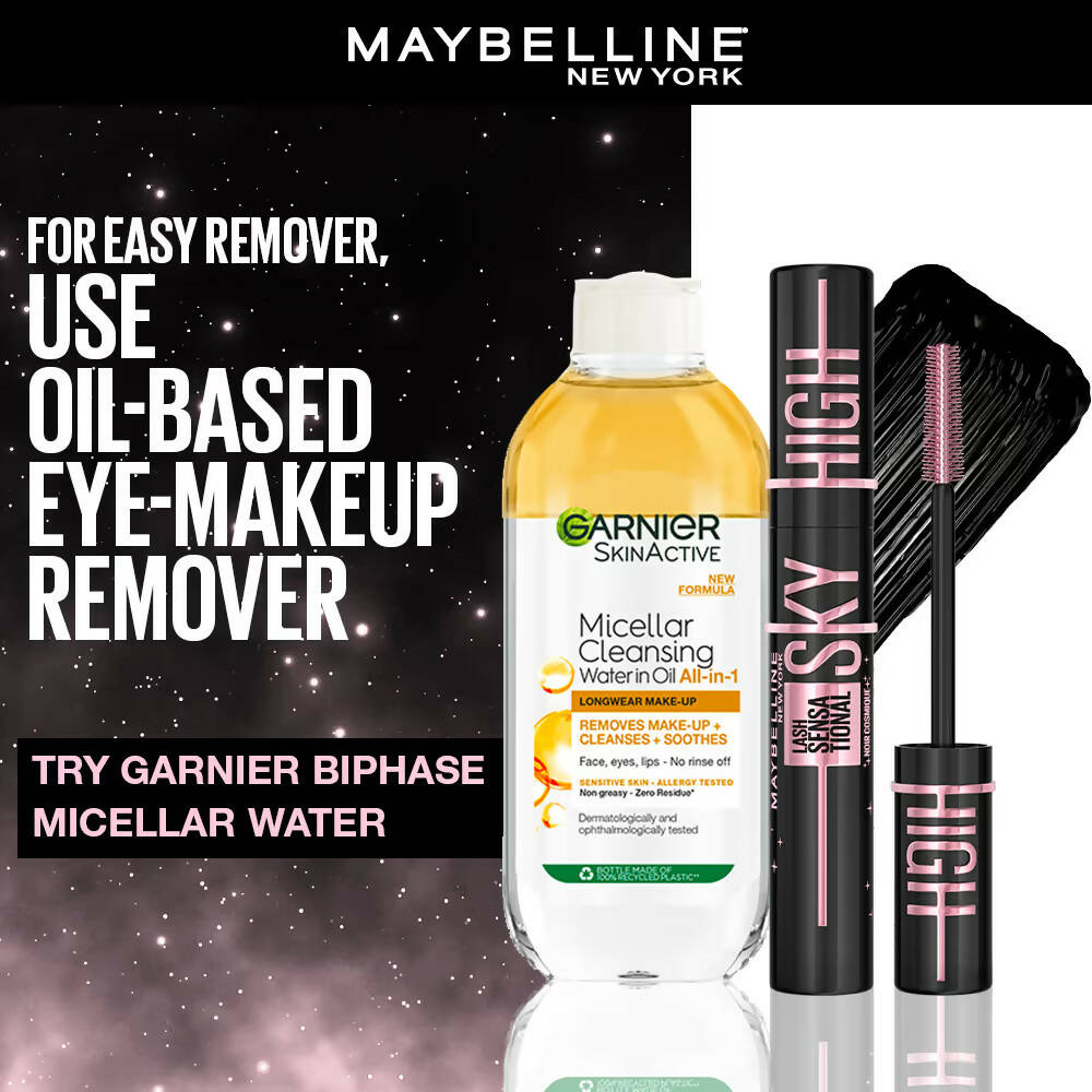 Buy Maybelline New York Lash Best at | Sensational High Waterproof Price Online Distacart Sky Black - Cosmic Mascara