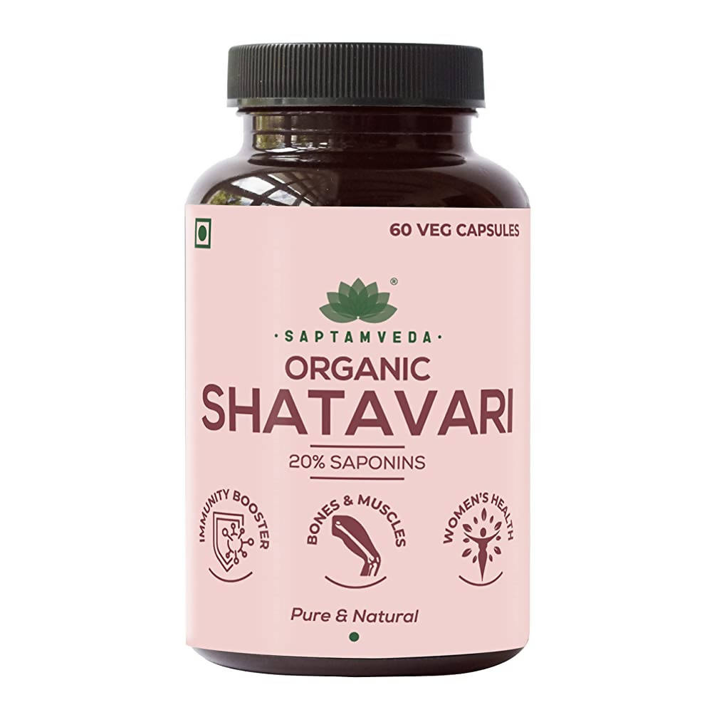 Saptamveda Organic Shatavari Capsules