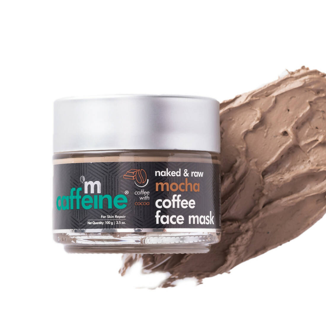 mCaffeine Naked & Raw Mocha Coffee Face Mask For Skin Repair - Distacart