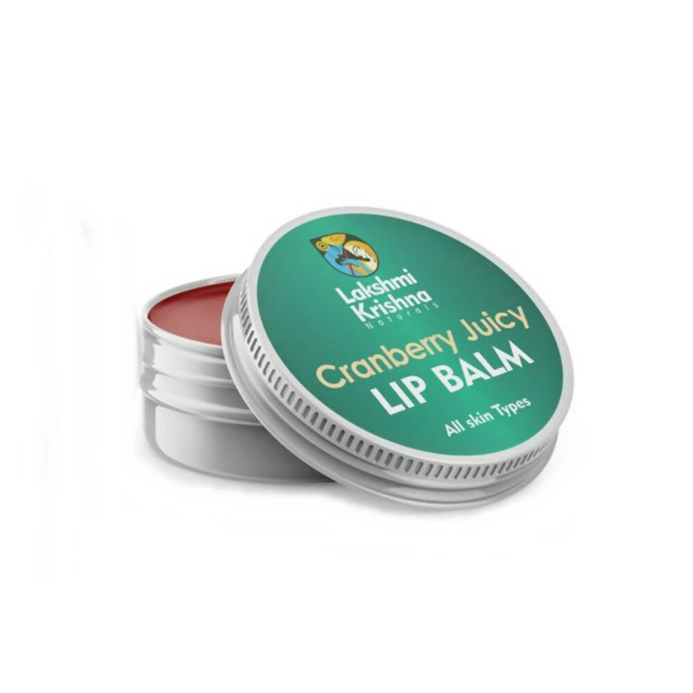 Lakshmi Krishna Naturals Cranberry Juicy Lip Balm - Distacart