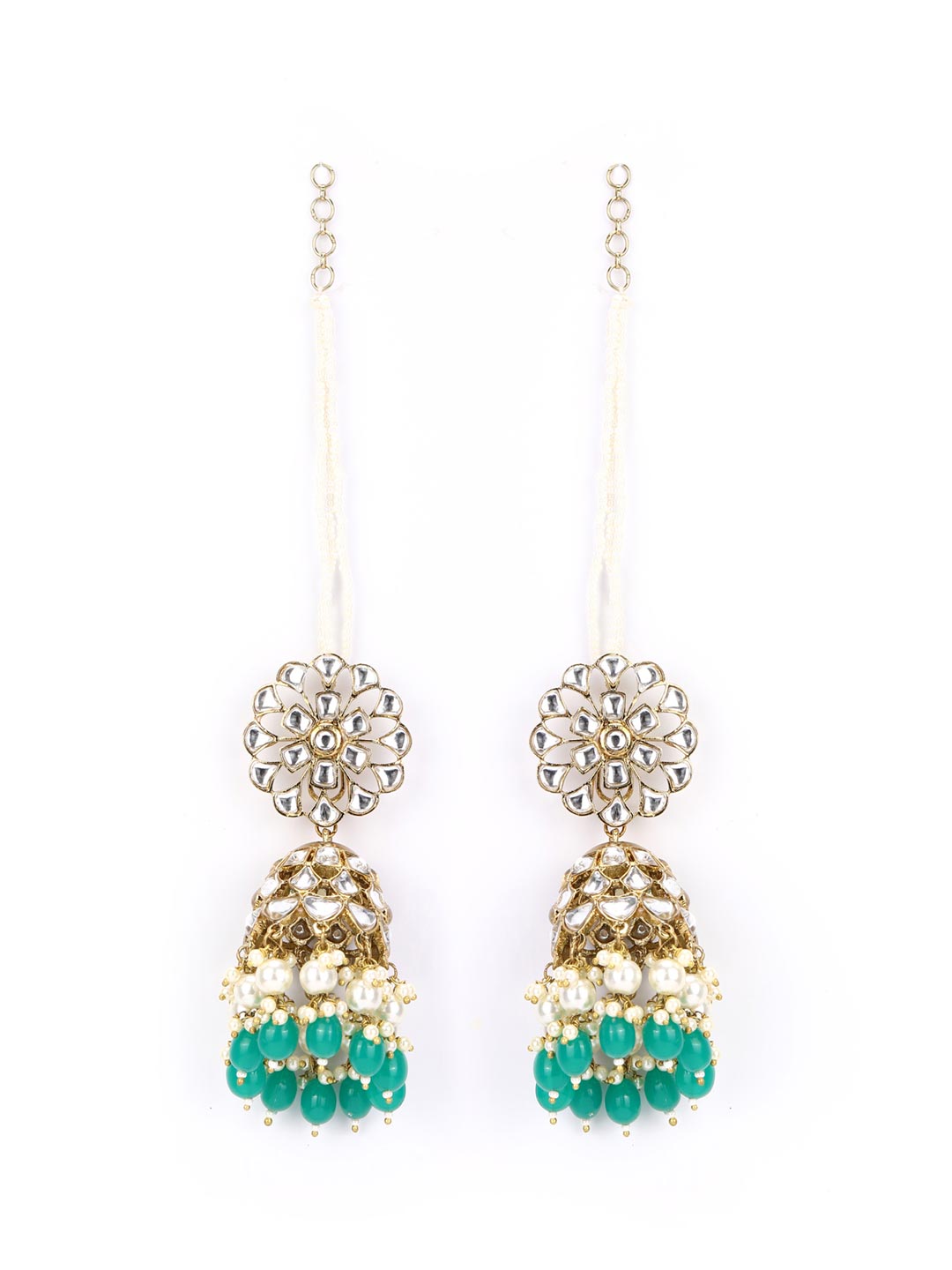 Buy Statement Green Drops Dangler Earrings for Women Online at Ajnaa Jewels  | 453386