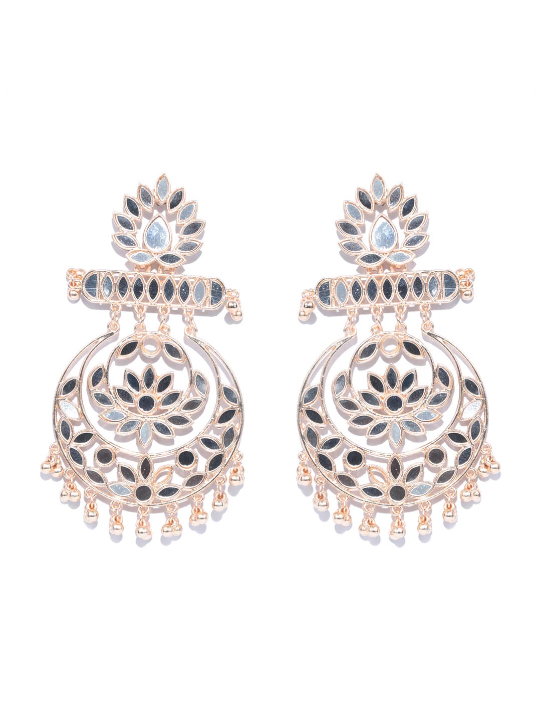 Trendilook Mirror Work German Silver Earring – Online Shopping site for  Earrings, Necklace, Kids Accessories, Return Gifts and More – Trendilook.com