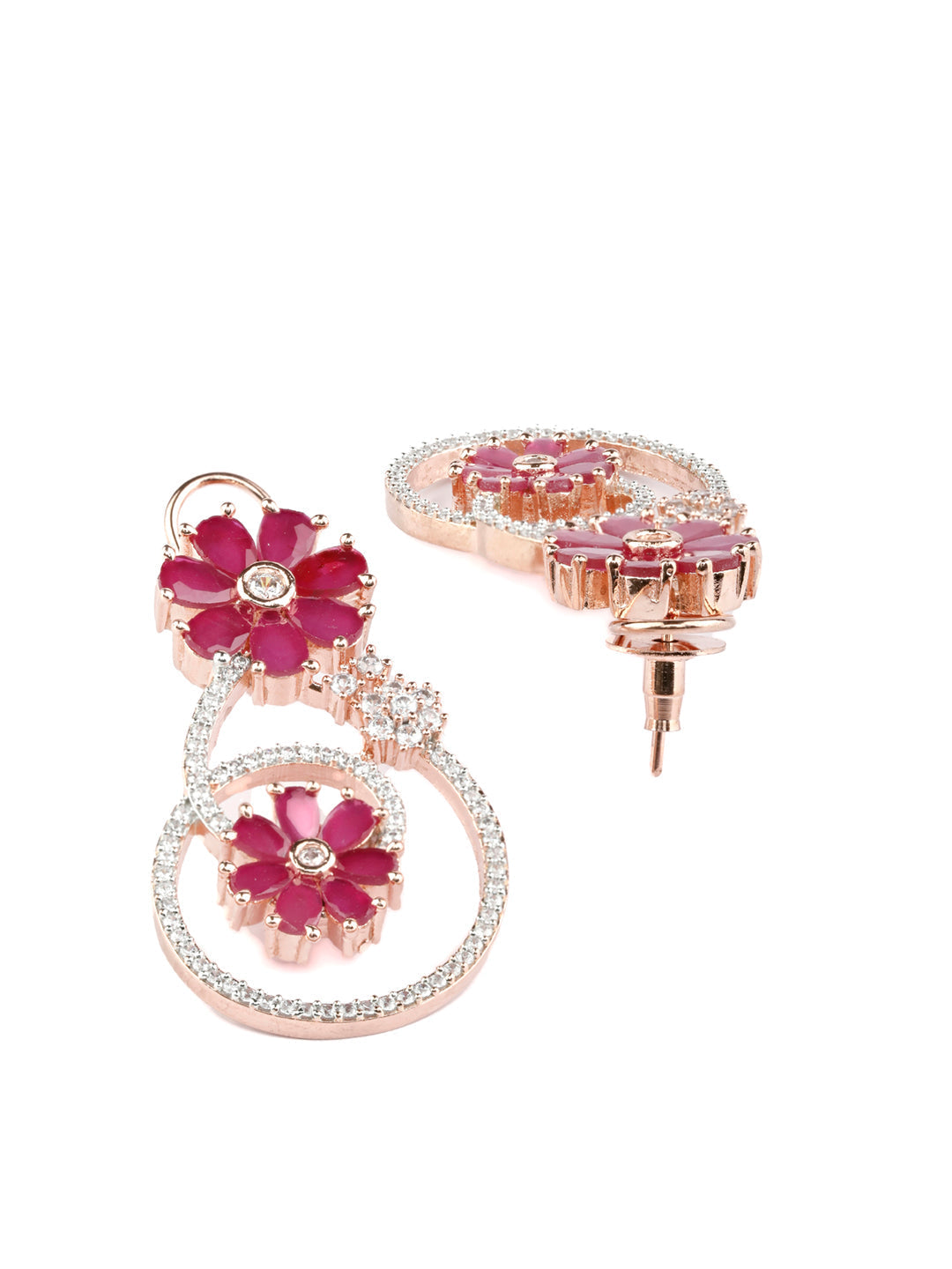 Buy Pink Earrings for Women by Fabula Online | Ajio.com