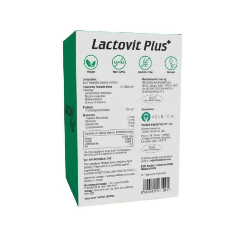 Velbiom Lactovit Plus Probiotics For Men - Distacart