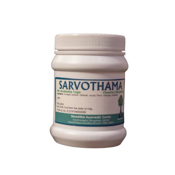 Shreshtha Herbals Sarvothama Churna - Distacart