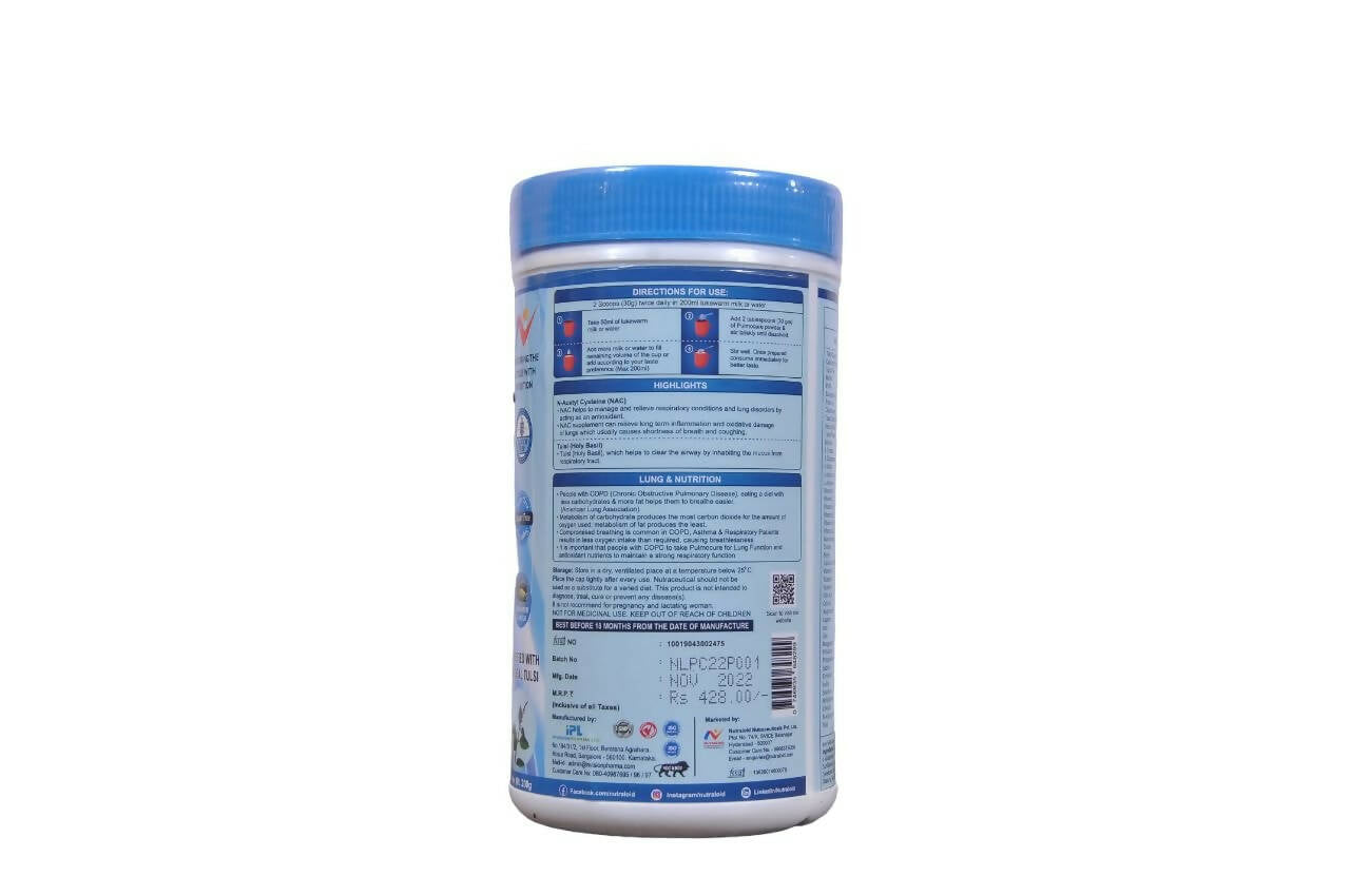 Nutraloid Pulmocure For Lungs Care Protein Powder - Distacart