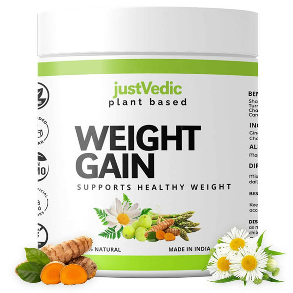 Just Vedic Weight Gain Drink Mix - Distacart