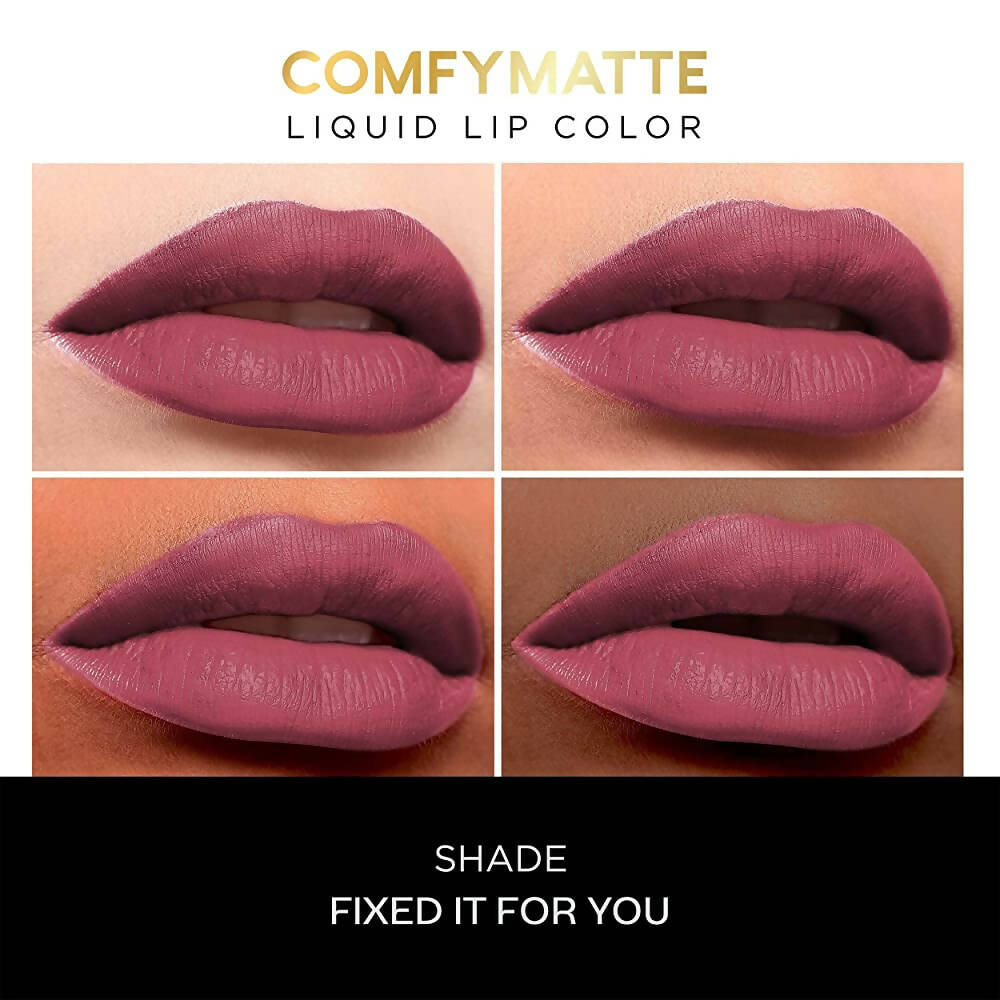 Faces Canada Comfy Matte Liquid Lipstick-Fixed It For You 11 - Distacart