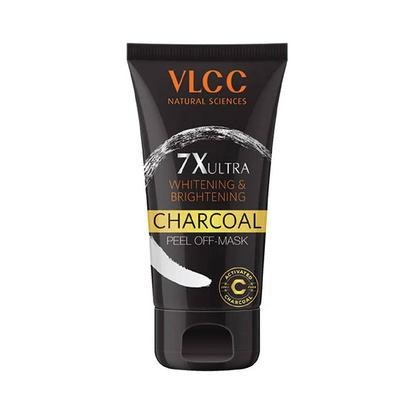 VLCC 7X Ultra Whitening & Brightening Charcoal Peel Off Mask - Distacart