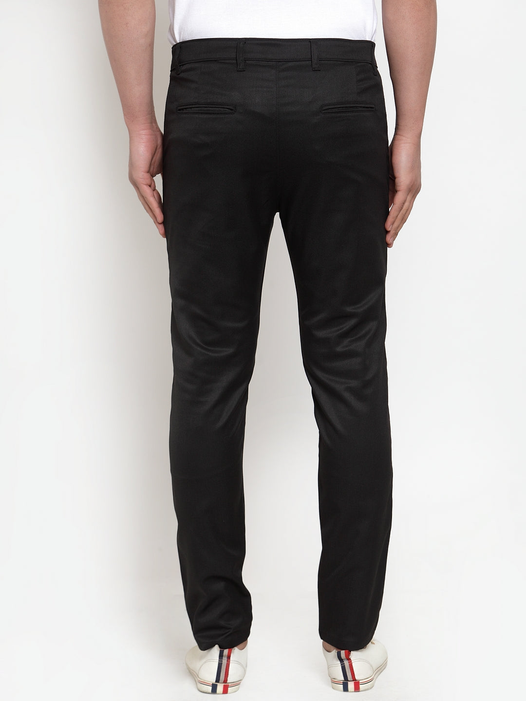 Jainish Men's Black Solid Formal Trousers ( FGP 253Black ) - Distacart