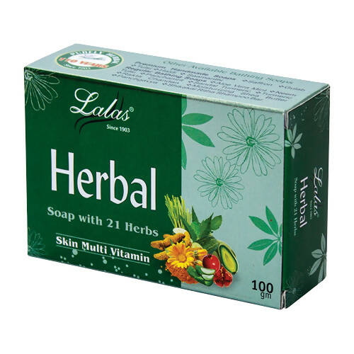 Lalas Herbal Soap With 21 Herbs - Distacart