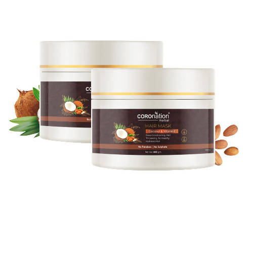 Coronation Herbal Coconut and Vitamin E Hair Mask - Distacart