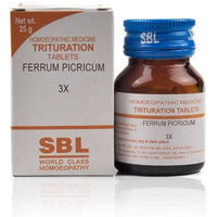 Thumbnail for SBL Homeopathy Ferrum Picricum Trituration Tablet