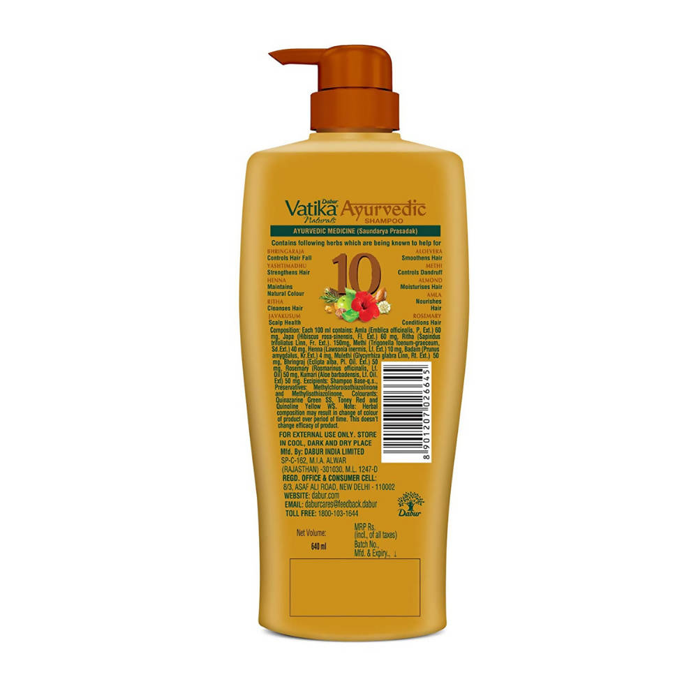 Dabur Vatika Ayurvedic Shampoo - Distacart