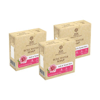 Thumbnail for Khadi Essentials Rose Water Handmade Herbal Soap - Distacart