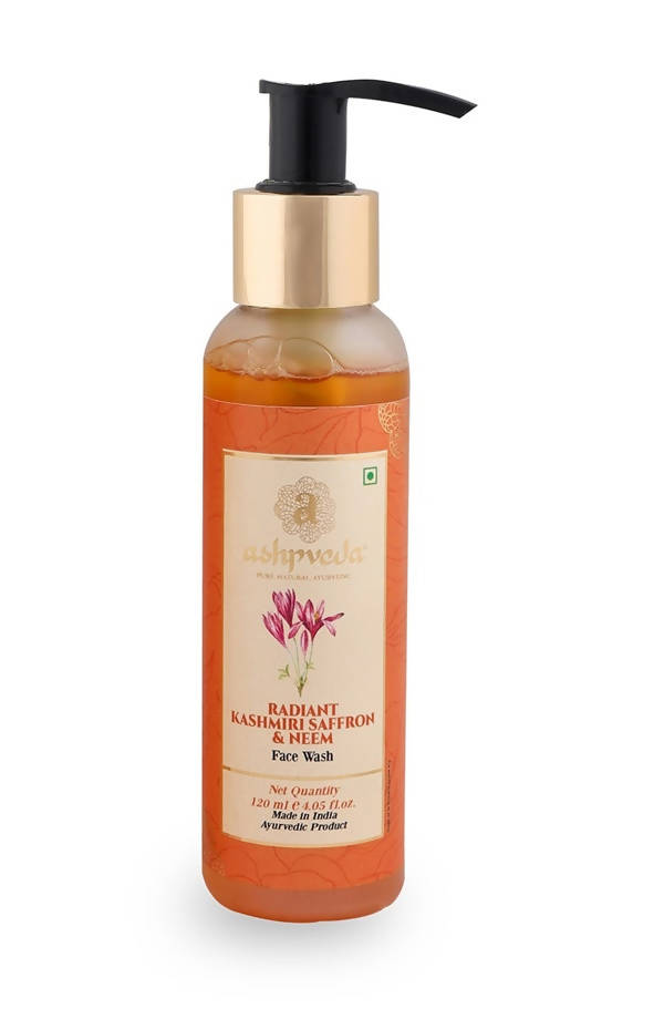 Buy Ashpveda Radiant Kashmiri Saffron and Neem Face Wash Online at Best  Price