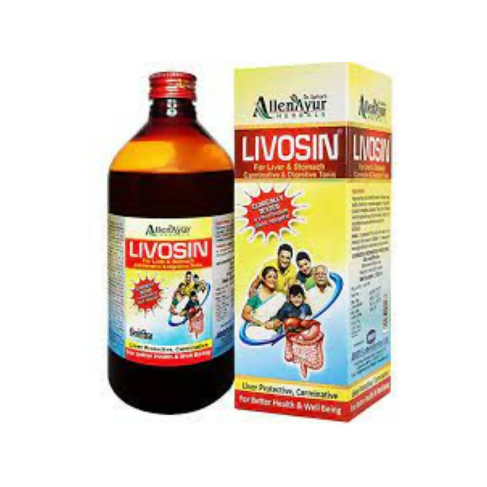 Dr. Sarkar's Allen Ayur Herbals Livosin Syrup - Distacart