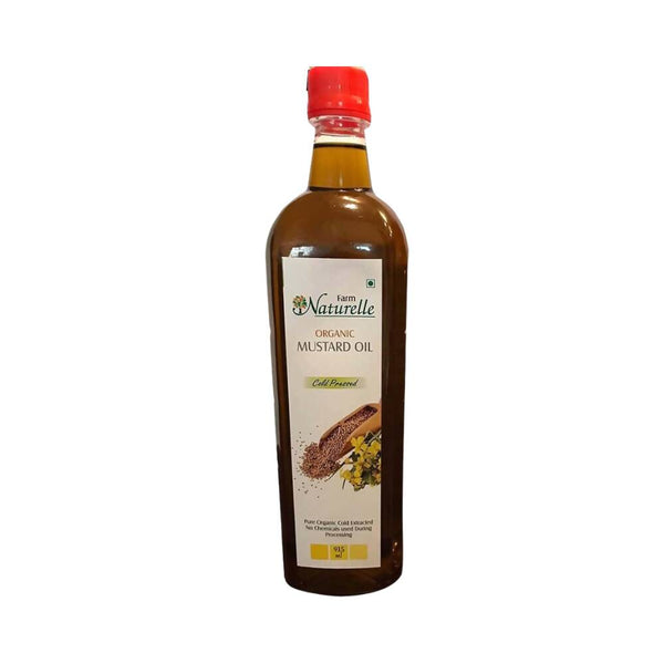 Farm Naturelle Organic Wood Pressed Black Mustard Oil - Distacart