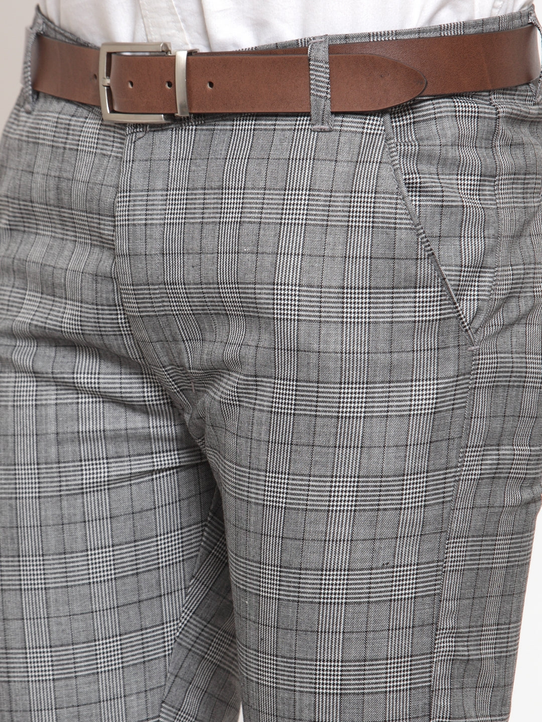 Mens Casual Plaid Check Trousers Formal Business Work Long Pants -  Walmart.com