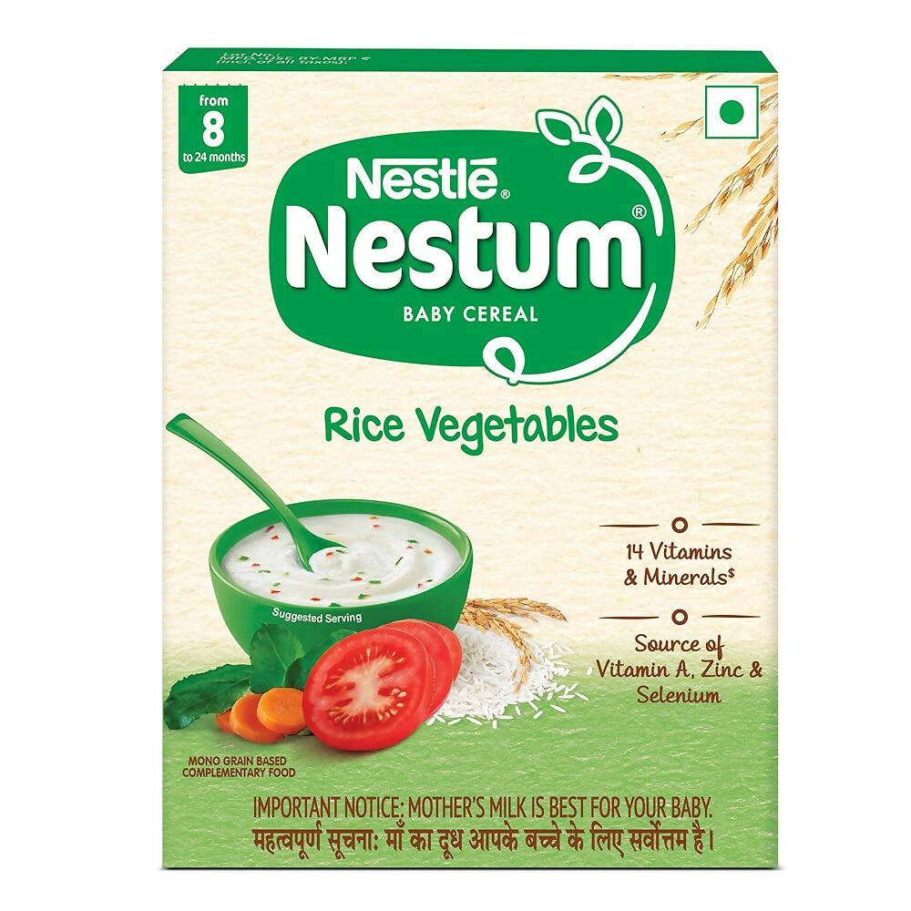 Buy Nestle Nestum Baby Cereal - Rice Vegetables (8 Months-24 Months) Online  at Best Price
