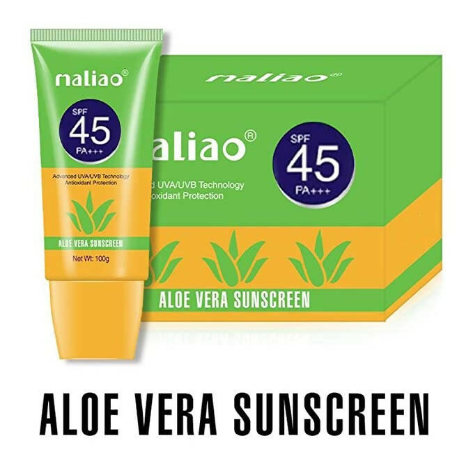 Maliao Professional Aloe Vera Sunscreen Lotion SPF 45 - Distacart