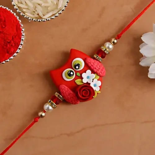 Online Sneh Pretty Beads Rakhi & Almonds Gift Delivery in QATAR - FNP