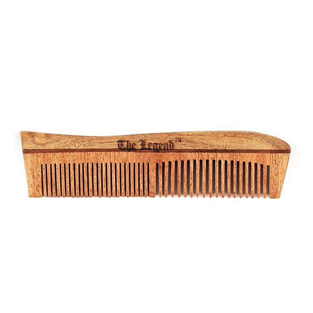 The Legend Organic Pure Neem Wood Comb Designer - Distacart