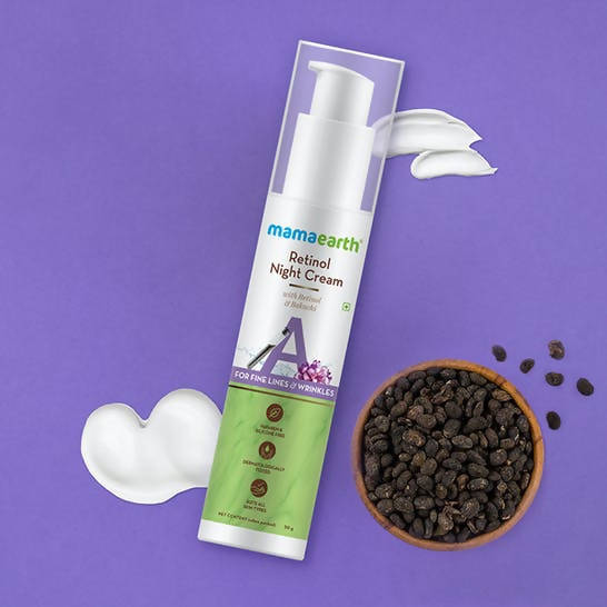 Mamaearth Retinol Night Cream with Retinol & Bakuchi